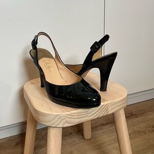 Cole Haan Black Slingback Heels